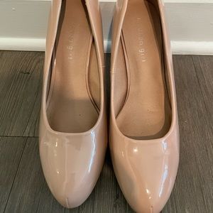 Steve Madden Madden Girl Nude Parent Leather pumps